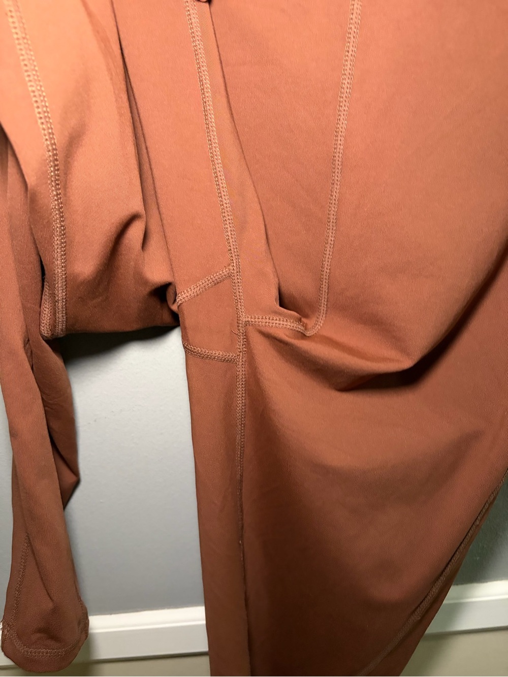 Mi Ami Francesca’s Brown Jumpsuit Adjustable Straps Stretch One Piece Athleisure - Picture 5 of 16